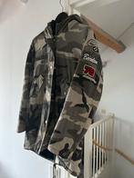 Be a Diva Meisjesjas Legerprint Maat 14jr, Ophalen, Gedragen, Maat 34 (XS) of kleiner, Groen