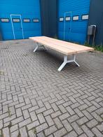 Grote robuuste industriële landelijke tuintafel 4x1 meter, Ophalen of Verzenden, Nieuw, Rechthoekig, Hout