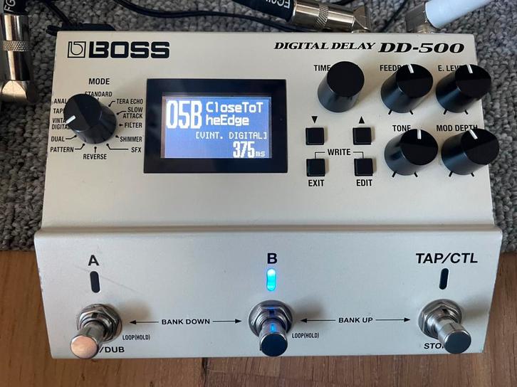 Boss DD-500 Digital Delay - Veelzijdig Delaypedaal, Muziek en Instrumenten, Effecten, Gebruikt, Delay of Echo, Ophalen of Verzenden
