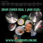 1 jaar Drumles voor €100,- Zomer Drum Deal, Ophalen of Verzenden, Nieuw, Overige merken