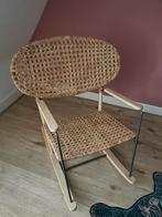 Rotan schommel stoel, Huis en Inrichting, Stoelen, Ophalen, Zo goed als nieuw, Bruin, Eén