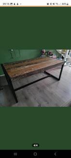 Stoere eettafel van sloophout - 180x90 cm, Huis en Inrichting, Tafels | Eettafels, Ophalen