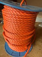 Touw op rol, polyester, oranje, Ophalen of Verzenden, Zo goed als nieuw, Lijn of Blok