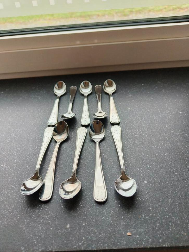 10 kleine lepeltjes van Keltum - Prinses., Antiek en Kunst, Antiek | Bestek, Ophalen of Verzenden