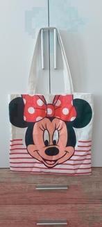 Disney Minnie Mouse Shopper Linnen Tas, Ophalen of Verzenden, Zo goed als nieuw, Wit, Shopper