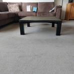 VINTAGE Leistenen salontafel, Huis en Inrichting, Tafels | Salontafels, Ophalen, 100 tot 150 cm, Vierkant, 50 tot 100 cm