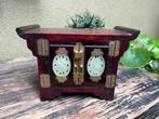 Chinees sieraden juwelen kistje jade ingelegd chinese, Ophalen of Verzenden