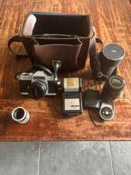 Chinon CS spiegelreflex fotocamer set, Ophalen of Verzenden, Gebruikt, Spiegelreflex, Overige Merken