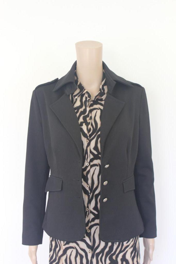 Tramontana zwart colbert maat M, Kleding | Dames, Jasjes, Kostuums en Pakken, Zo goed als nieuw, Jasje, Maat 38/40 (M), Zwart