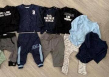 PAKKET Babykleding maat 62, Broeken, truien, jasje, shirts beschikbaar voor biedingen