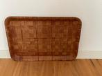 Vintage houten dienblad met ruitmotief jaren 70, Huis en Inrichting, Woonaccessoires | Dienbladen, Ophalen of Verzenden, Gebruikt