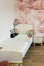 Meisje 1 persoons bed, Kinderen en Baby's, Kinderkamer | Bedden, Ophalen, 180 cm of meer, 85 tot 100 cm, Matras