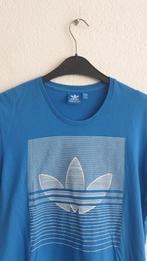 Blauw Adidas T-shirt Maat L, Maat 52/54 (L), Blauw, Ophalen of Verzenden, Zo goed als nieuw