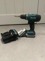 Makita DF347D Schroefmachine met Accu's en Oplader, Ophalen, Gebruikt, Variabele snelheid, Boor- en Schroefmachine