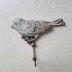Vintage metalen haakje kapstokje vogel metaal, Huis en Inrichting, Woonaccessoires | Kapstokken, Ophalen of Verzenden, Metaal