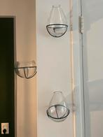 3 Vaasjes van Bolia, Huis en Inrichting, Woonaccessoires | Vazen, Overige kleuren, Ophalen of Verzenden, Minder dan 50 cm, Glas