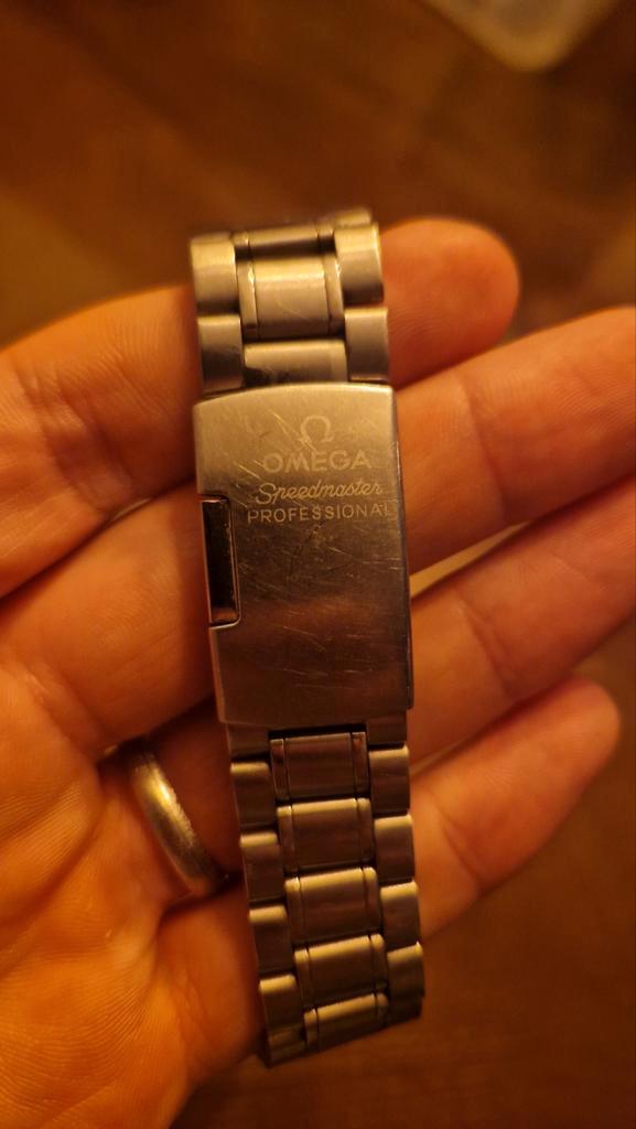Omega Speedmaster Professional Horlogeband RVS, Sieraden, Tassen en Uiterlijk, Horloges | Antiek, Omega, Staal, 1960 of later