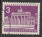 Berlijn 1963 231 Brandenburger Tor, Gest, Postzegels en Munten, Postzegels | Europa | Duitsland, Ophalen of Verzenden, Overige periodes