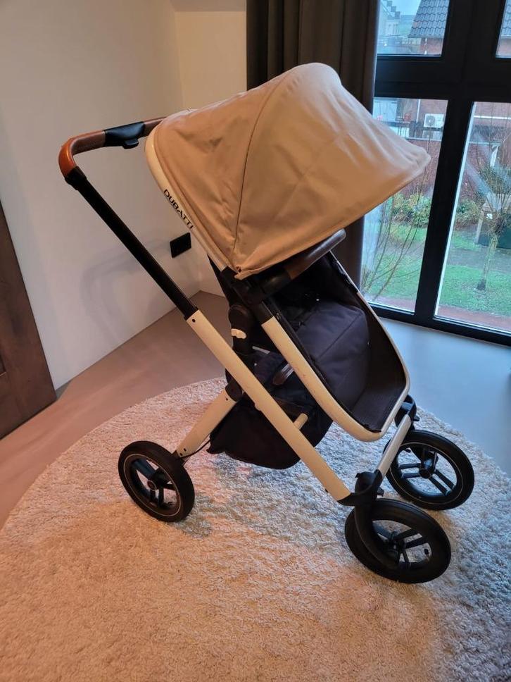 Dubatti 2 in 1 kinderwagen + maxi cosi-set + reiswieg, Kinderen en Baby's, Kinderwagens en Combinaties, Gebruikt, Combiwagen, Overige merken