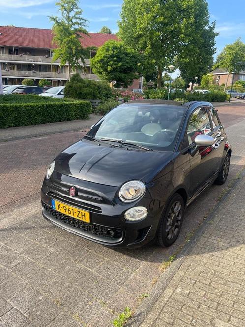Fiat 500 1.0 70pk Hybrid 2021 Zwart, Auto's, Fiat, Bedrijf, ABS, Adaptive Cruise Control, Airbags, Airconditioning, Android Auto