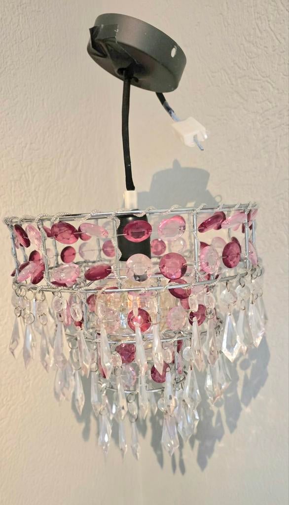 kroonluchter  - 35cm doorsnede, Ophalen of Verzenden, Zo goed als nieuw, Glas, Modern