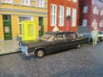1966 Cadillac Fleetwood Limousine Praline antraciet-metallic, Hobby en Vrije tijd, Modelauto's | 1:87, Ophalen of Verzenden, Nieuw