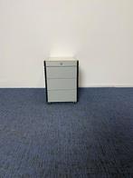 1 x Ladeblok Gispen, aluminium, pennenlade & 3 lades, Ophalen, Minder dan 50 cm, Gebruikt, 75 cm of meer