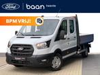 Ford Transit 350 2.0 TDCI L3H1 DC Trend | Open laadbak | Dub, 12 maanden, Stof, Zwart, 4 cilinders