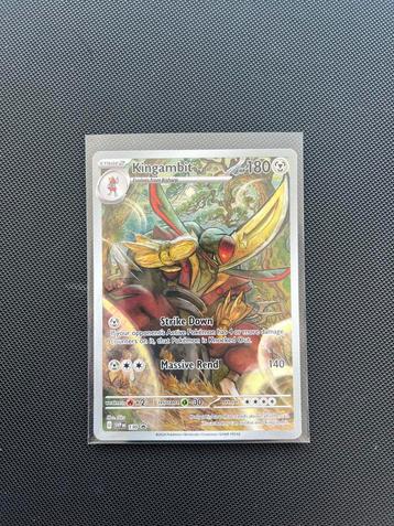 Kingambit Pokémonkaart - Foil beschikbaar voor biedingen