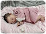 Reborn baby girl Elena Artiest Paqui Galan, Ophalen of Verzenden, Nieuw, Babypop, Levensecht of Reborn
