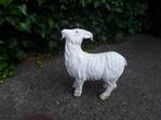 Tuinbeeld/ Geiten bok., Ophalen, Gebruikt, Kunststof, Dierenbeeld
