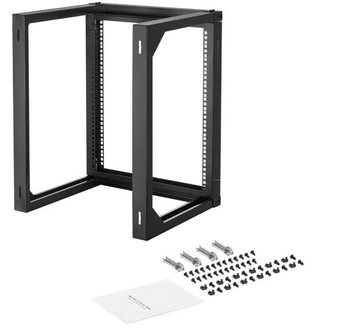 Serverrack 19 inch muur bevestiging 12U, Computers en Software, Serverkasten, Nieuw, Geperforeerd, Geperforeerd, Ophalen