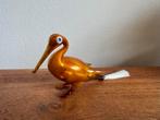 Anrieke Oude kerst: Art glass vogel met staart, Ophalen of Verzenden, Zo goed als nieuw