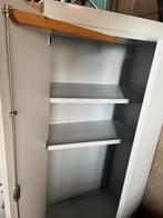 Metalen draaideur kast 2deurs 1.94-1 m -50cm legborden slot, Huis en Inrichting, Kasten | Roldeurkasten en Archiefkasten, Ophalen