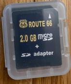 Route 66 2.0 gb adapter geheugenkaart micro sd, SD, Ophalen of Verzenden, Zo goed als nieuw