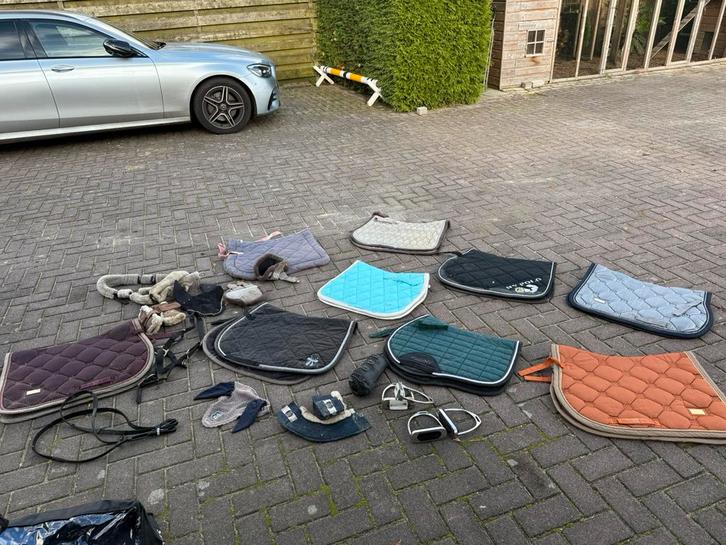 Partij paardenspullen + dekens, Dieren en Toebehoren, Paarden en Pony's | Dekens en Dekjes, Gebruikt, Dekje, Ophalen of Verzenden