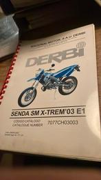Derbi senda sm werkplaats boek met technische tekeningen, Ophalen of Verzenden
