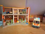 Playmobil ziekenhuis en ambulance, Kinderen en Baby's, Speelgoed | Playmobil, Ophalen of Verzenden, Zo goed als nieuw