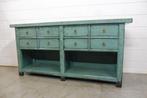 Dressoir kommode  in Turquoise, 150 tot 200 cm, Nieuw, Ophalen of Verzenden, Oosters, landelijk