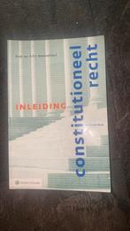 Inleiding constitutioneel recht, Boeken, Studieboeken en Cursussen, Ophalen of Verzenden, Zo goed als nieuw, HBO