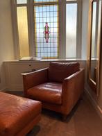 Montis Axel stoel met poef, Huis en Inrichting, Fauteuils, Ophalen, Zo goed als nieuw, 50 tot 75 cm, Leer