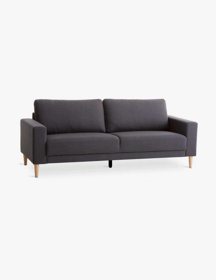 **nieuw**Jysk Sofa Egense 3 seater dark grey **nieuw**, Huis en Inrichting, Banken | Bankstellen, Nieuw, Rechte bank, Driepersoons