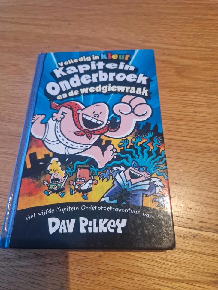 Dav Pilkey - Kapitein Onderbroek en de wedgiewraak, Boeken, Kinderboeken | Jeugd | onder 10 jaar, Zo goed als nieuw, Fictie algemeen