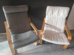 IKEA POÄNG stoelen/fauteuils (wit €15 / grijs €30), Huis en Inrichting, Fauteuils, Zo goed als nieuw, Ophalen