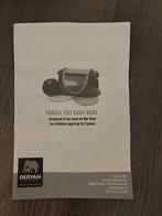Deryan Travel Cot Easy Bebe – Lichtgewicht baby reisbedje, Ophalen, Zo goed als nieuw, Reisbedje