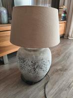 Zware tafel lamp met stenen voet, Ophalen, Zo goed als nieuw, Rond