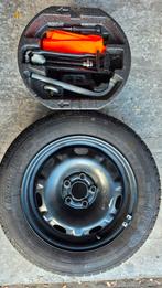 Reservewiel met krik en toebehoren - Steek 5x100, Ophalen of Verzenden, Gebruikt