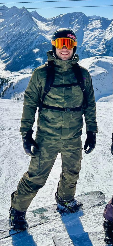 Burton Worn Camo ski pak - Maat L, Overige merken, Gebruikt, 100 tot 140 cm, Ophalen of Verzenden