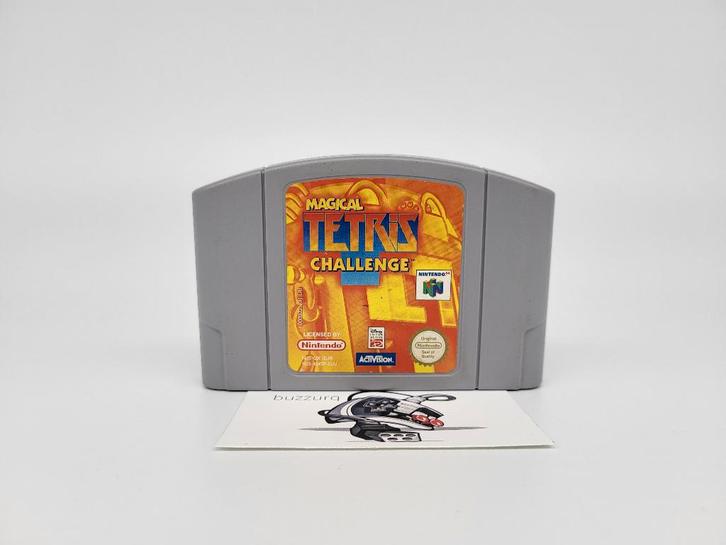 Magical TETRIS Challenge - Nintendo 64 - N64 Cartridge EUR, Spelcomputers en Games, Games | Nintendo 64, Gebruikt, Puzzel en Educatief