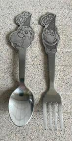 David de Kabouter bestek lepel en vork Rien Poortvliet, Ophalen of Verzenden